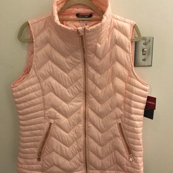 calvin klein pink vest